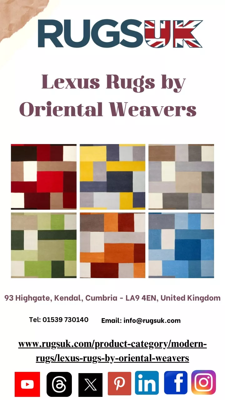 lexus rugs by oriental weavers