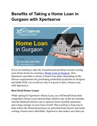 Home Loan in Gurgaon