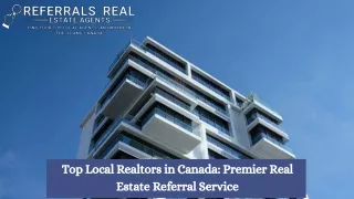 Real Estate Agent Referral Service | Top Local Realtors in Canada