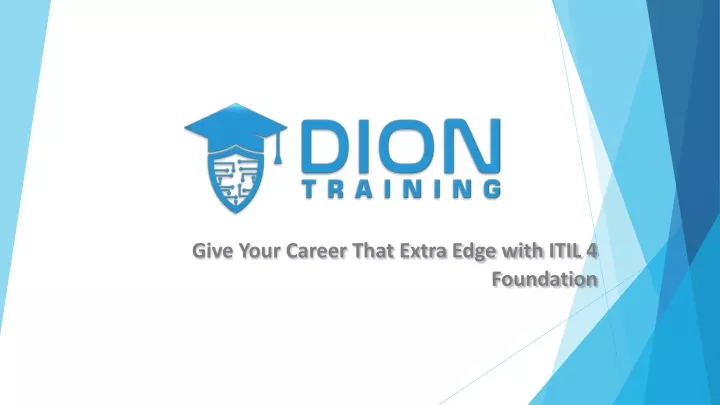 give your career that extra edge with itil 4 foundation