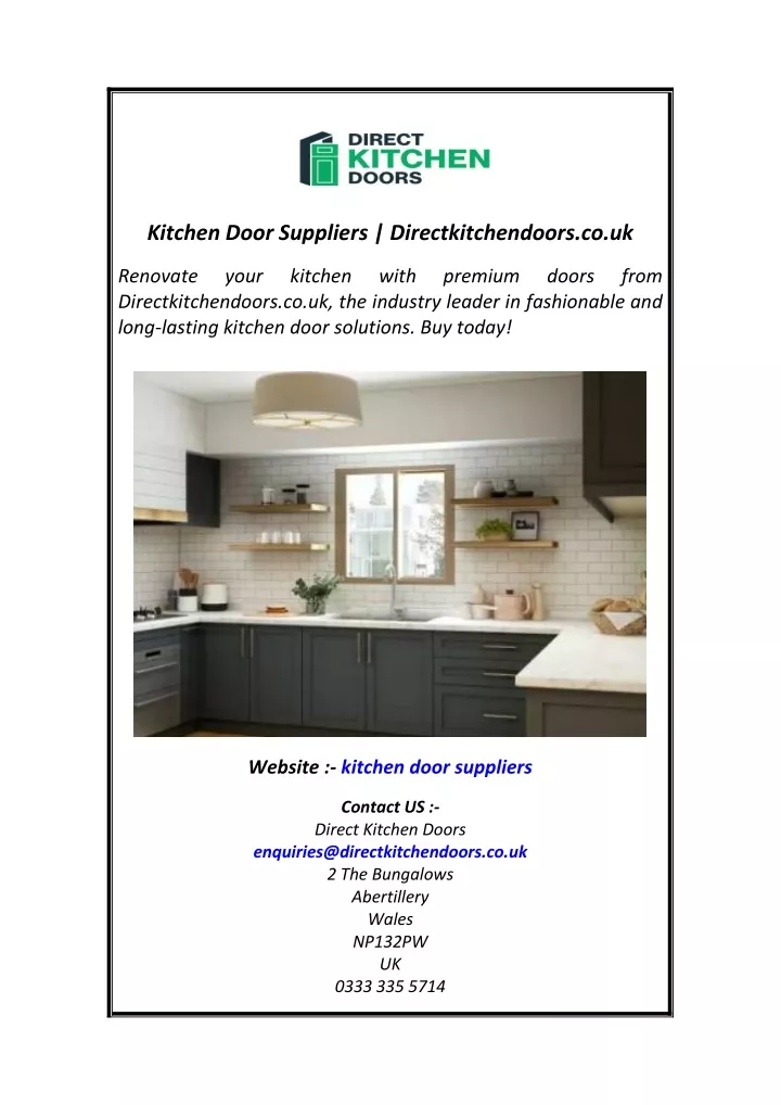 kitchen door suppliers directkitchendoors co uk