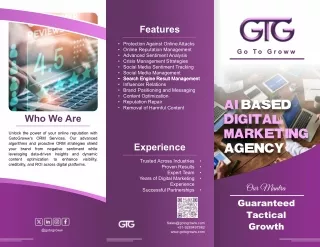 Unlock the Power of Your Online Reputation with GoToGroww's AI-Based ORM Service
