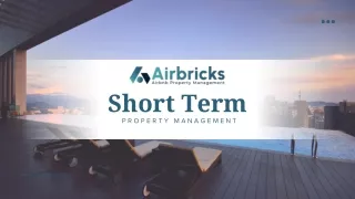Short Term Property Management Melbourne  Airbricks