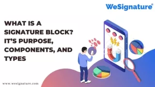 Are You Wondering What a Signature Block Is?