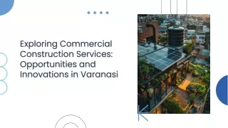 Commercial Construction Services in Varanasi