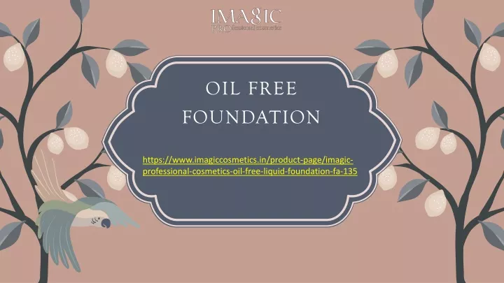 oil free foundation