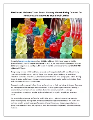 Gummy Market