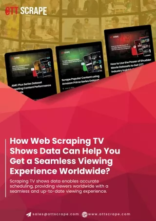 how web scraping tv shows data can help