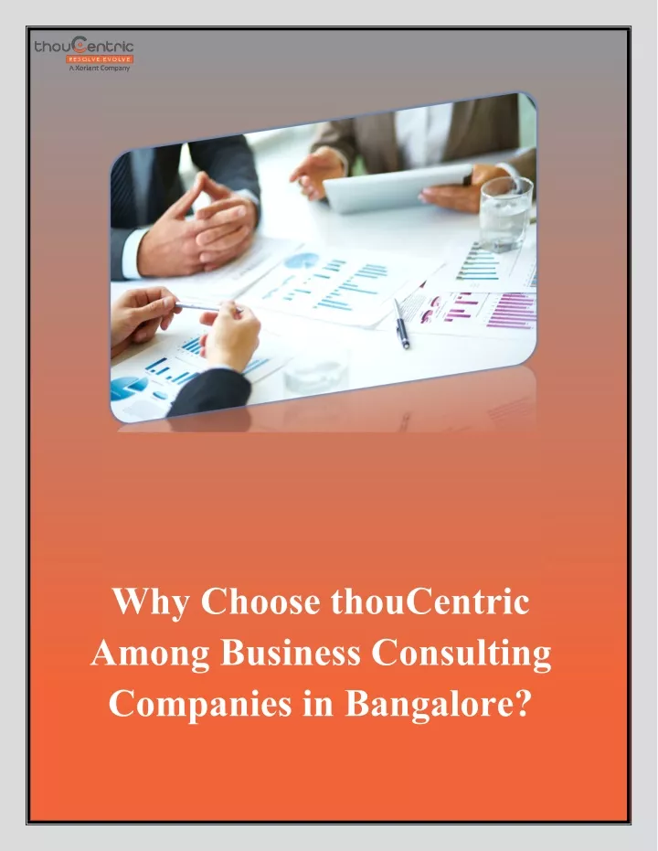 why choose thoucentric among business consulting