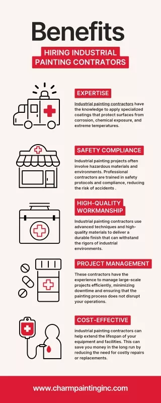 Five benefits of hiring industrial painting contractors