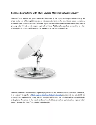 Enhance Connectivity with Multi-Layered Maritime Network Security PDF