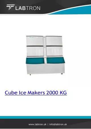 Cube-Ice-Makers 2000 KG