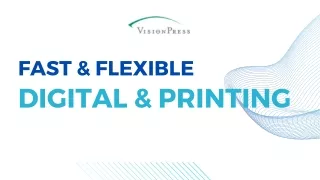Rapid and Affordable Digital Print Solutions | Vision Press
