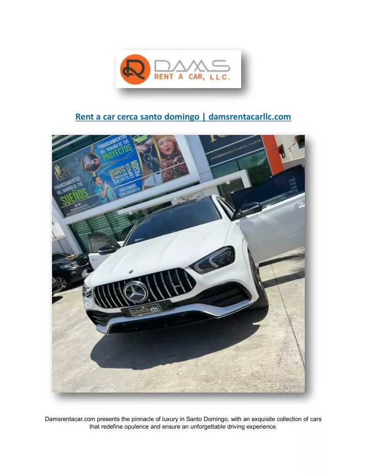 rent a car cerca santo domingo damsrentacarllc com