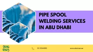 pipe spool welding services in abu dhabi pdf