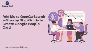 add me to google search step by step guide