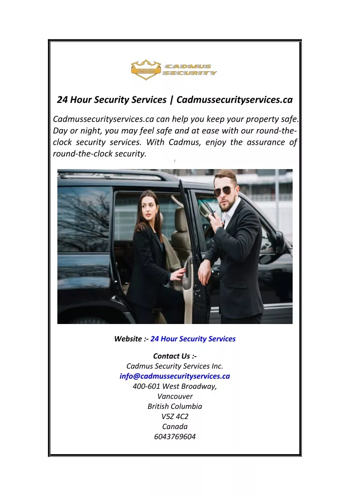 24 hour security services cadmussecurityservices