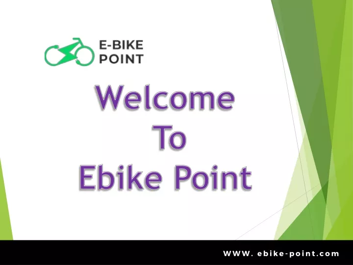 welcome to ebike point