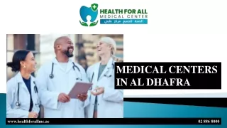 MEDICAL CENTERS IN AL DHAFRA