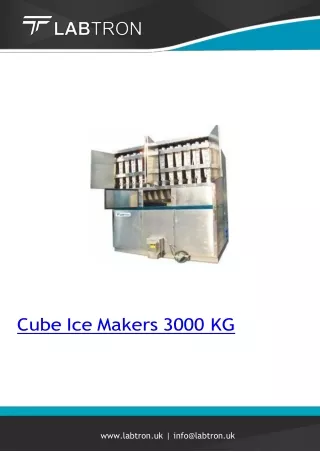 Cube-Ice-Makers  3000 Kg