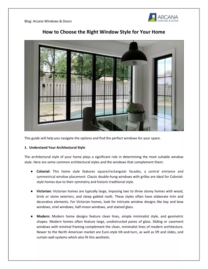 blog arcana windows doors how to choose the right