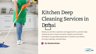 Kitchen Deep Cleaning Services in Dubai | 045864033