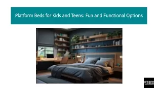 platform beds for kids and teens fun and functional options