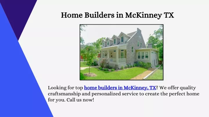 home builders in mckinney tx home builders