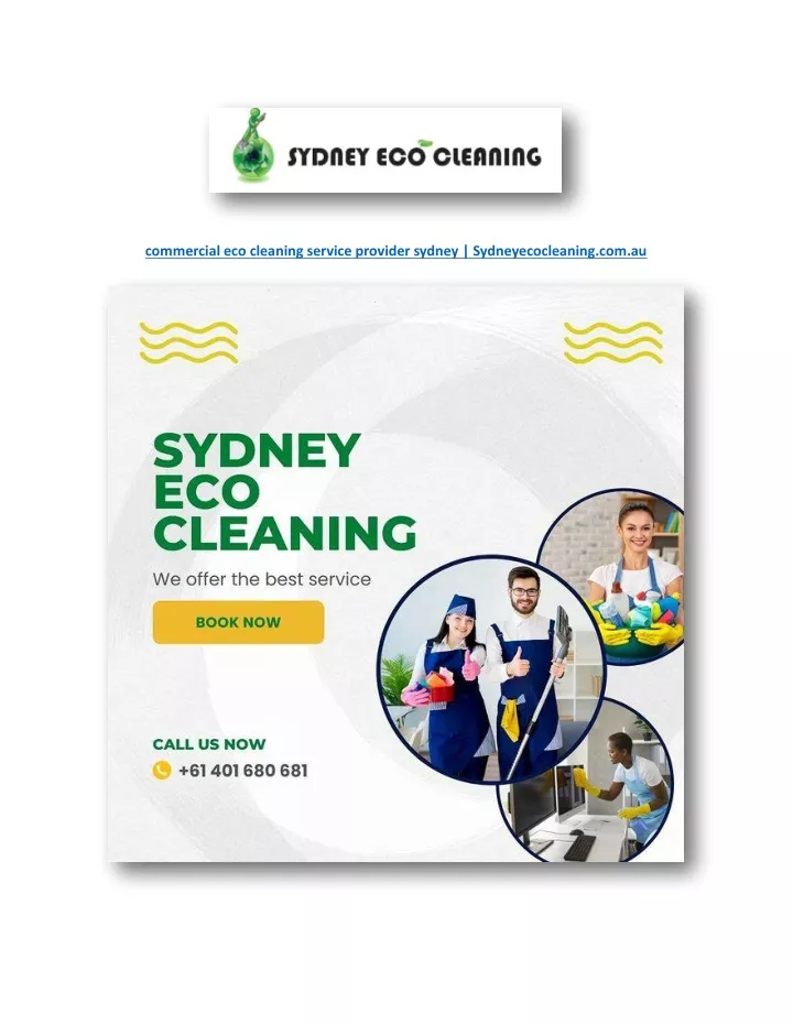 commercial eco cleaning service provider sydney