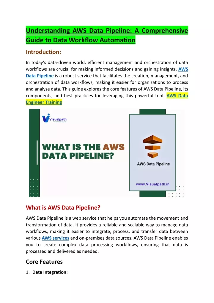 understanding aws data pipeline a comprehensive