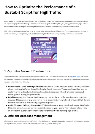 How to Optimize the Performance of a Bustabit Script for High Traffic