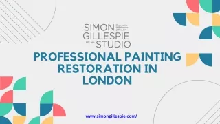 Professional Painting Restoration in London