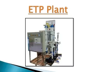 etp plant