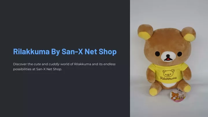 rilakkuma by san x net shop