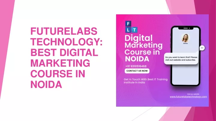 futurelabs technology best digital marketing course in noida