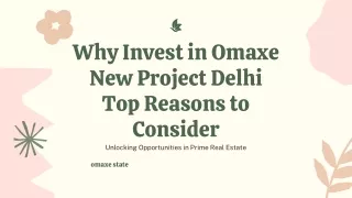 omaxe new project