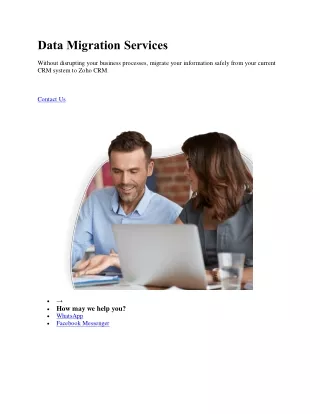Zoho Data Migration