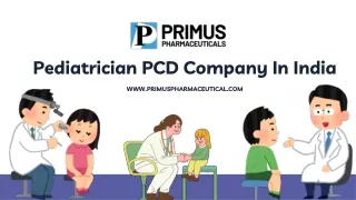 Pediatrician PCD Company In India