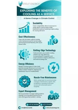 Cooling As A Service: Revolutionizing Climate Control