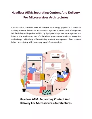 Headless AEM: Separating Content And Delivery For Microservices Architectures