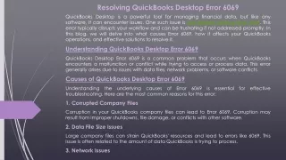 resolving quickbooks desktop error 6069