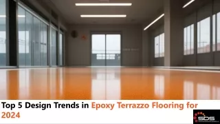 Top 5 Design Trends in Epoxy Terrazzo Flooring for 2024