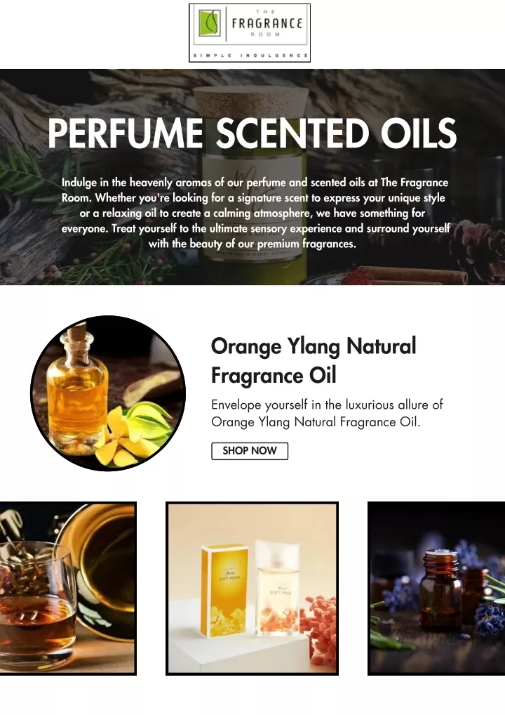 perfume scented oils