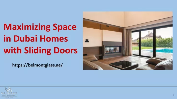 maximizing space in dubai homes with sliding doors