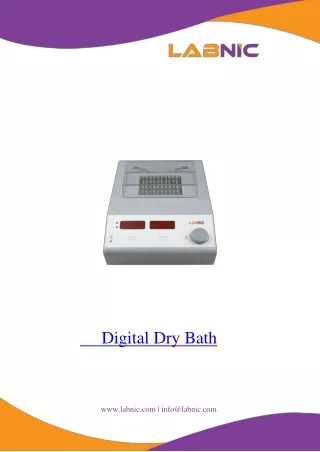 digital dry bath