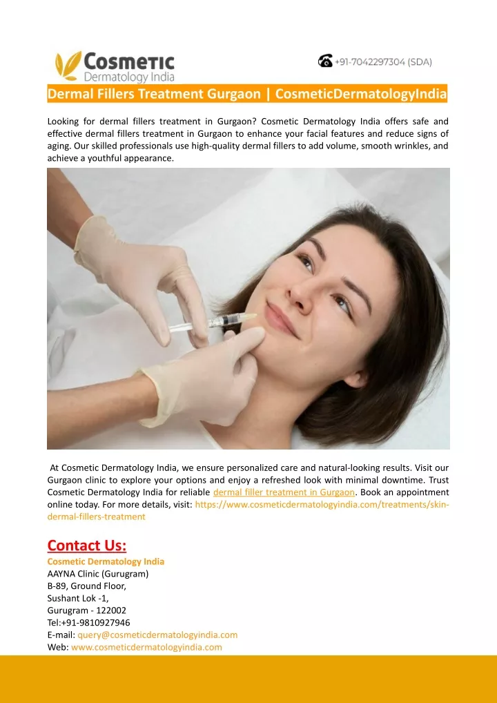 dermal fillers treatment gurgaon