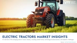 Electric Tractors Market Insights
