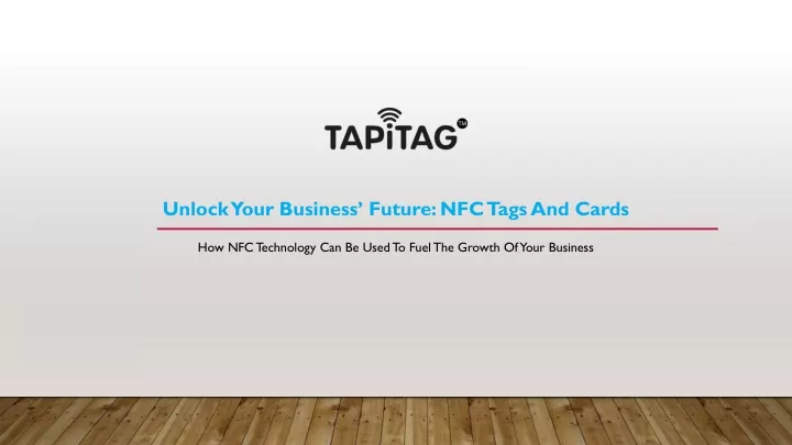 unlock your business future nfc tags and cards