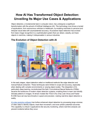 how ai has transformed object detection unveiling