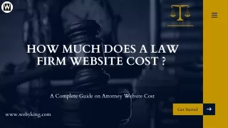 Law Firm Website Cost